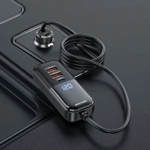شارژر فندکی 120 وات 4 پورت پرودو مدل PD-120TMCC