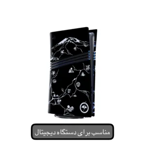 برچسب پلی استیشن ۵ پرو ديجيتال هاماگراف مدل ghost of yotei bundle dark
