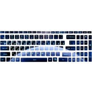 برچسب حروف فارسی کیبورد کد spa-ce 08