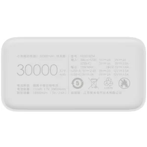 پاوربانک مدل PB3018ZM ظرفیت 30000 میلی آمپر ساعت