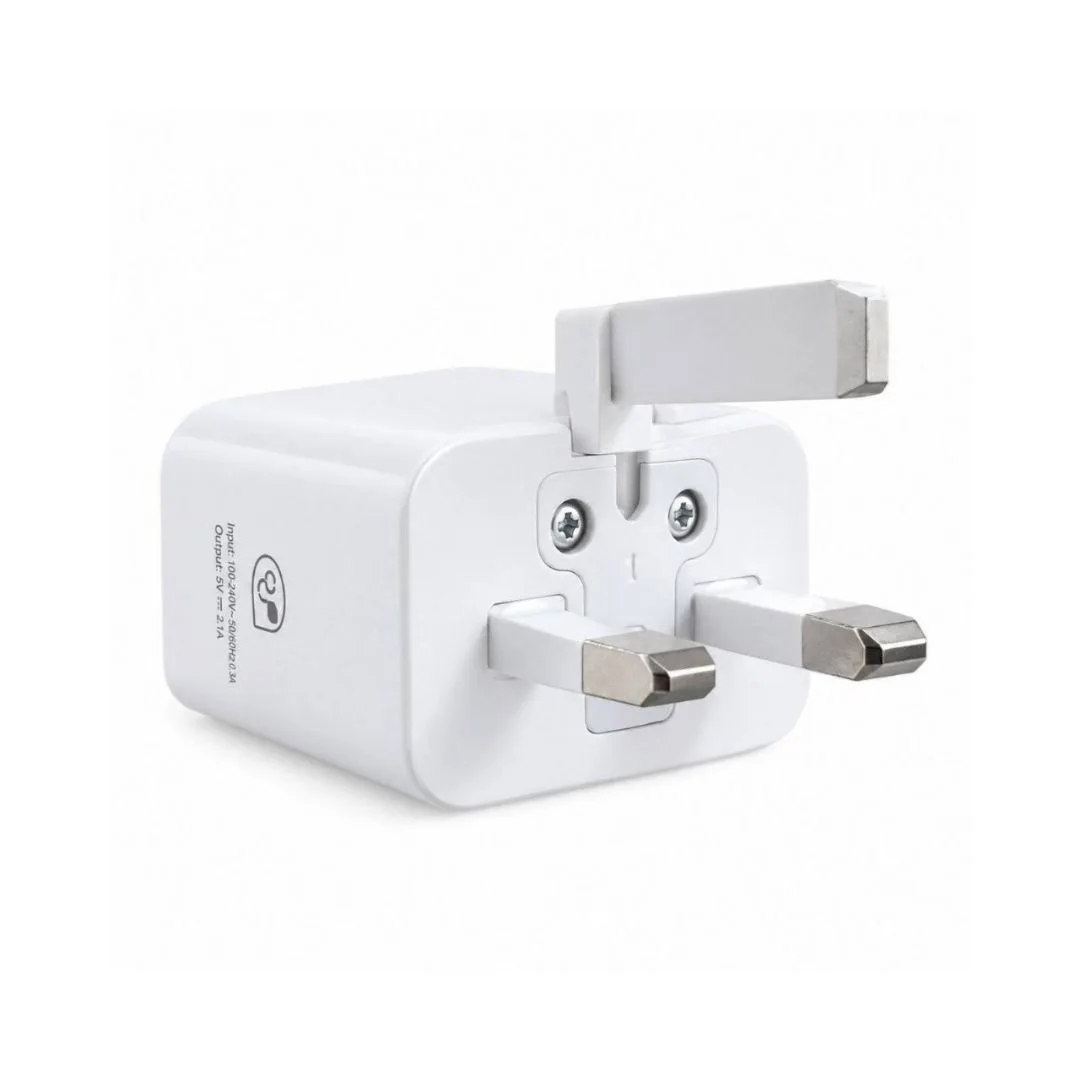 شارژر دیواری 25 وات مدل T2510، اتصال سه پین، درگاه خروجی USB-C، دارای قابلیت شارژ سریع، تکنولوژی شارژ PD 3.0