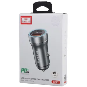 شارژر فندکی 30 وات ارلدام مدل ES-CC29