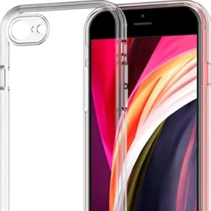 کاور مدل ژله ای مناسب برای گوشی موبایل اپل iphone 7 / 8 / SE2 / SE3 به همراه محافظ لنز دوربین