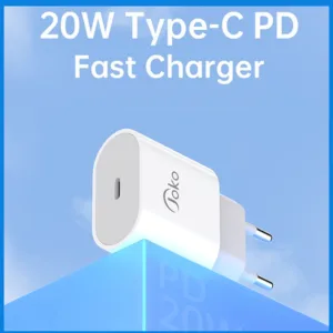 شارژر دیواری 20 وات جوکو مدل JK78-PX12 به همراه کابل تبدیل usb-C