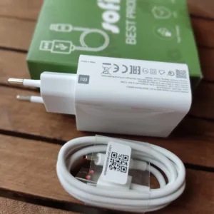 شارژر دیواری شیائومی مدل POCOX3PRO33 به همراه کابل تبدیل USB-C