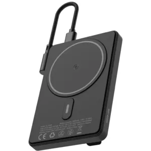 پاوربانک بیسیم 22.5 وات گرین لاین مدل Vita ظرفیت 5000 میلیآمپرساعت به همراه کابل USB-C