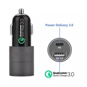 شارژر فندکی کوال کام مدل Quick Charge 3.0