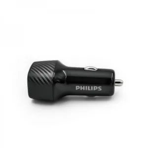 شارژر فندکی 30 وات 2 پورت فیلیپس مدل DLP5522C