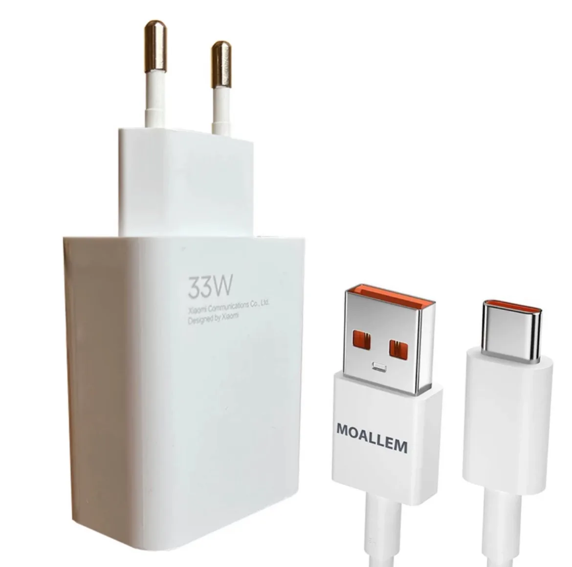شارژر دیواری 33 وات مدل Redmi 9 t به همراه کابل تبدیل USB-C