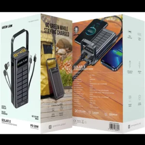 پاور بانک گرین لاین مدل GL-PX49 ظرفیت 30000 میلی آمپر ساعت