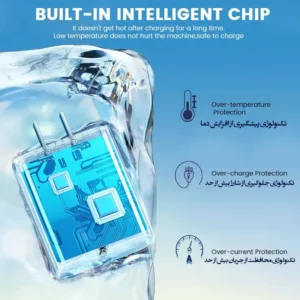 شارژر دیواری 25 وات سوموس تل مدل ُSUPER FAST CHARGE 25W Q30 به همراه کابل USB-C