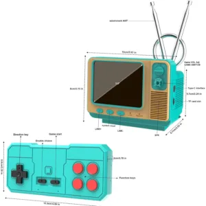 کنسول بازی قابل حمل مدل  Mini TV GV300S