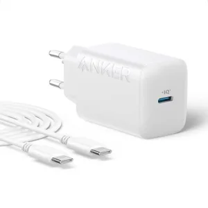 شارژر دیواری 20 وات انکر مدل B2347 به همراه کابل USB-C به طول 1.5 متر