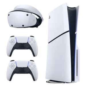 کنسول بازی سونی مدل PlayStation 5 Slim ظرفیت 1 ترابایت ریجن 2016A اروپا به همراه دسته اضافی و هدست VR2