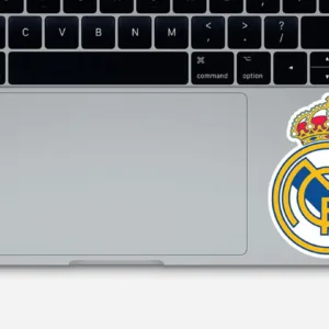 استیکر لپ تاپ طرح فوتبالی مدل realmadrid48
