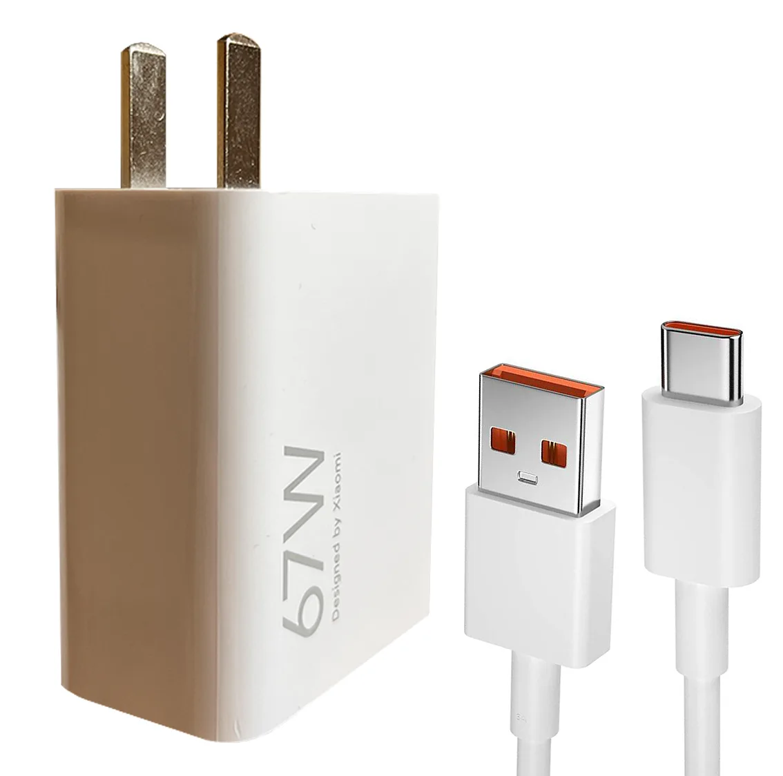 شارژر دیواری 67 وات توربو مدل super-fast به همراه کابل تبدیل USB-C