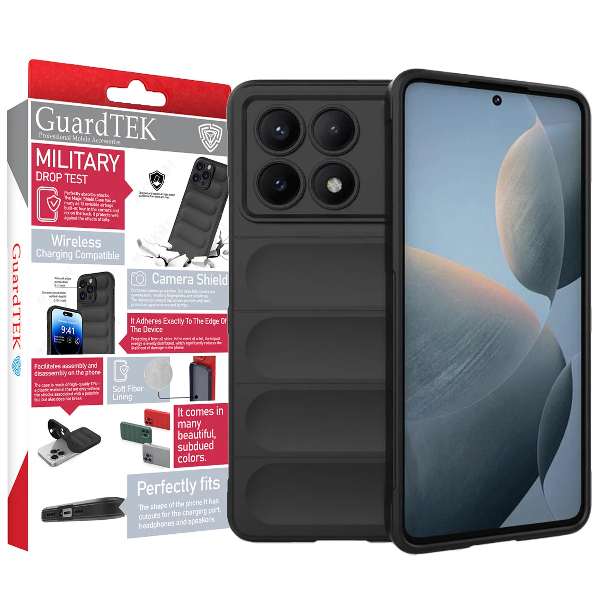 کاور گوشی گاردتک مدل Flex Armor مناسب برای گوشی موبایل شیائومی Poco X6 Pro 5G