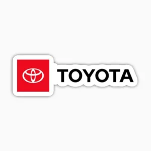 استیکر لپ تاپ و موبایل بووم طرح ماشین مدل Toyota Logo کد AG35