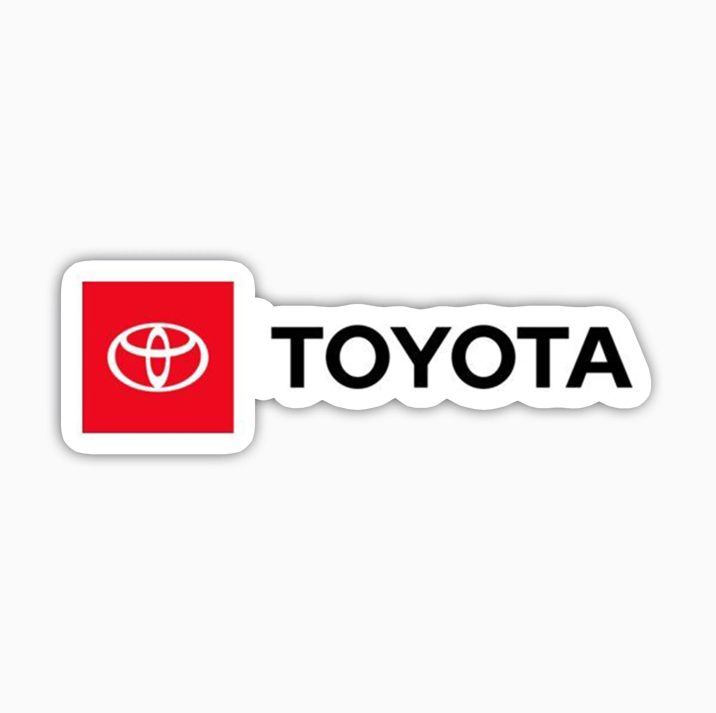استیکر لپ تاپ و موبایل بووم طرح ماشین مدل Toyota Logo کد AG35