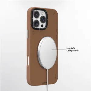 کاور یانگ کیت مدل Simple Matte Leather Case مناسب برای گوشی موبایل اپل iphone 16pro