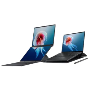 لپ‌تاپ 14 اینچی ایسوس مدل Zenbook DUO UX8406CA-Core Ultra 9 285H-32GB LPDDR5X-2TB SSD-Dual WUXGA OLED Touch 60Hz-W