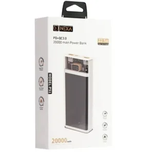 پاوربانک نکسا مدل p-51 ظرفیت 20000 میلی آمپر ساعت