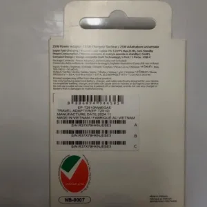 شارژر دیواری 25 وات مدل EP-T2510NWEGAE