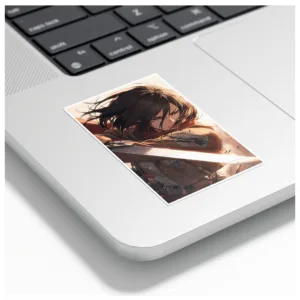 استیکر و برچسب گوفی مدل ارن میکاسا انیمه اتک آن تایتان Attack on Titan Anime کد AOT02 مجموعه 8 عددی