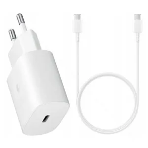 شارژر دیواری 25 وات انستی مدل A55 SUPERFAST EU به همراه کابل تبدیل USB-C