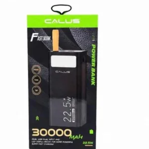 پاوربانک 22.5 وات کالوس مدل FAST 301M ظرفیت 30000 میلی‌آمپر‌ساعت