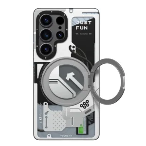 کاور یانگ کیت مدل Cyberpunk 360° Spin Magnetic Stand Case مناسب برای گوشی موبایل سامسونگ Galaxy S26 Ultra