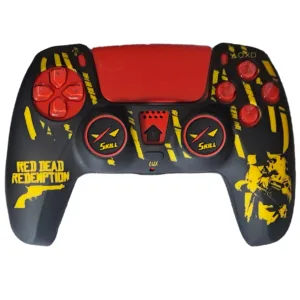 محافظ دسته بازی پلی استیشن 5 مدل Red dead PS5369 به همراه روکش آنالوگ