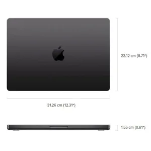 لپتاپ 14.2 اینچی اپل MacBook Pro MGDR4 2026 LLA با تراشه M5 Pro، رم 24 گیگابایت، حافظه SSD با ظرفیت 1 ترابایت، نمایشگر Liquid Retina Mini-LED با نرخ نوسازی 120 هرتز و 3 درگاه Thunderbolt 5.0