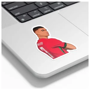 استیکر و برچسب گوفی مدل کریستیانو رونالدو بازیکن فوتبال طرح Ronaldo کد CR7-GX701 مجموعه 7 عددی