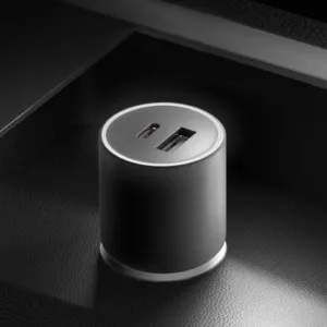 شارژر فندکی 100 وات 2 پورت شیائومی مدل MDY-16-ER به همراه کابل USB-C به طول 1 متر
