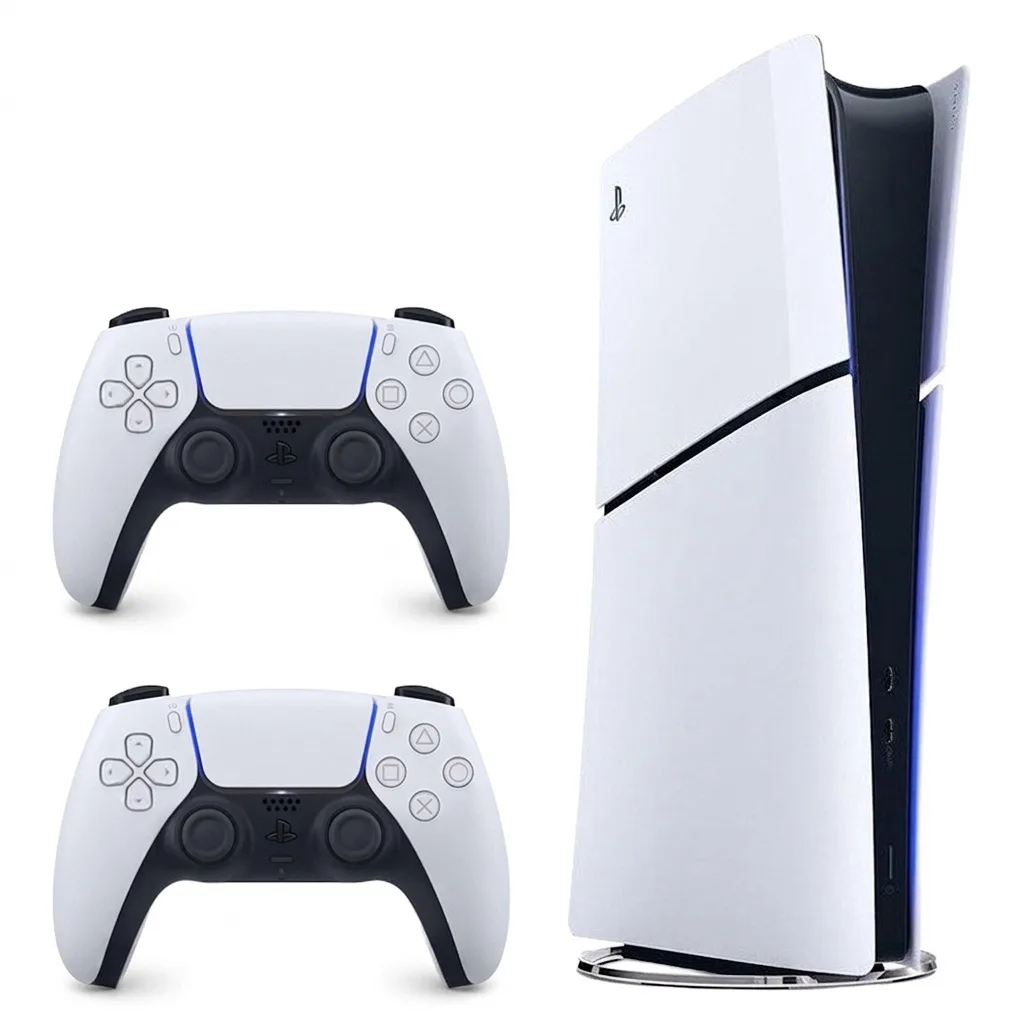 کنسول بازی سونی مدل PlayStation 5 Slim Digital Edition ظرفیت یک ترابایت ریجن 2016B اروپا به همراه دسته اضافه