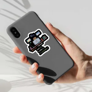 استیکر لپ تاپ کارنیکا طرح برنامه نویس مدل programmer-2222094 مجموعه 2 عددی