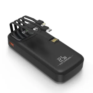 پاوربانک 22.5 وات مدل K8 ظرفیت 20000 میلیآمپرساعت