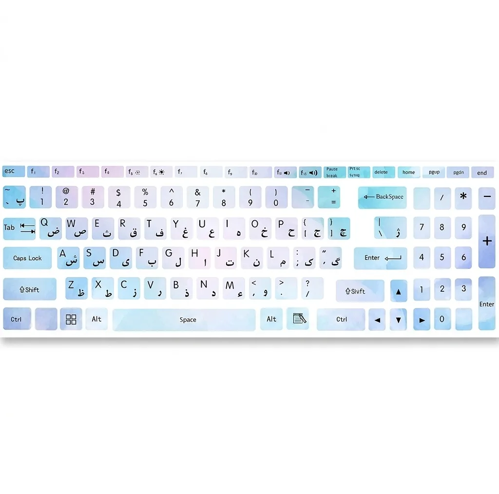 برچسب حروف فارسی کیبورد کد SH-FG