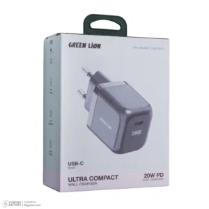 شارژر دیواری 20 وات گرین لاین مدل CNAD20PDEUWBK