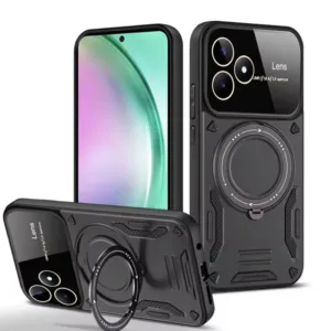 کاور گاردتک مدل Hybrid Armor مناسب برای گوشی موبایل ریلمی C51/C53/Note 50 به همراه بند