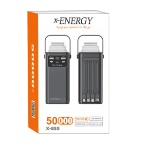 پاوربانک 22.5 وات ایکس انرژی مدل X-855 ظرفیت 50 هزار میلیآمپرساعت