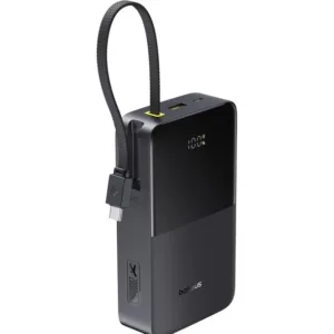 پاوربانک 22.5 وات بیسوس مدل ENERFILL PPBD2P-2020  ظرفیت 20000 میلی آمپر ساعت به همراه کابل USB-C