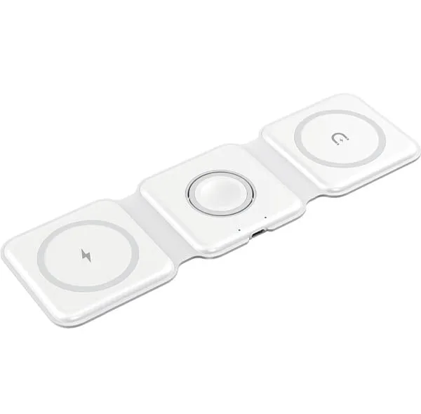 شارژر بی سیم مدل 3in1 magnetic wireless charger