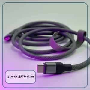 شارژر دیواری 65 وات وونک مدل PD-65W به همراه کابل USB-C