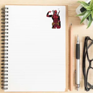 استیکر لپ تاپ کارنیکا طرح ددپول مدل DeadPool-2222012 مجموعه 2 عددی