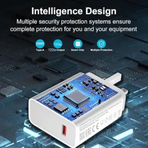 شارژر دیواری 120 وات نیبیوا مدل xiaomi 120w 2