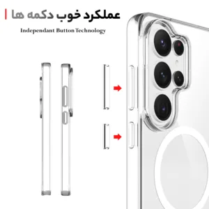 کاور سامورایی مدل Akio مناسب برای گوشی موبایل سامسونگ Galaxy S26 Ultra