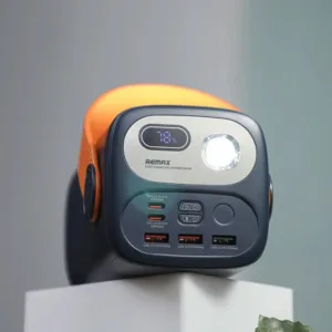 پاوربانک 27 وات ریمکس مدل rpp-123 ظرفیت 60000 میلیآمپرساعت