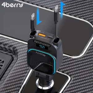 شارژر فندکی 96 وات 2 پورت فوربری مدل SC07